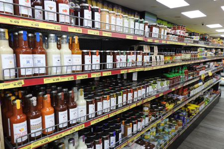 A selection of gourmet foods available at Malibu Fresh Essentials in Rockingham